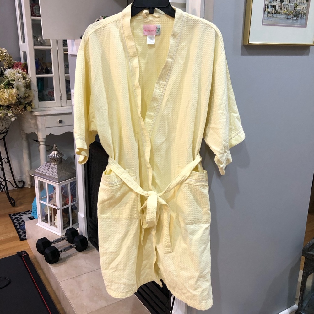 Moon Dance Waffel Knit Short Sleeve Robe